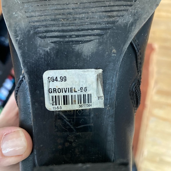 Call It Spring Heeled Leather Ankle Boots - Picture 5 of 7